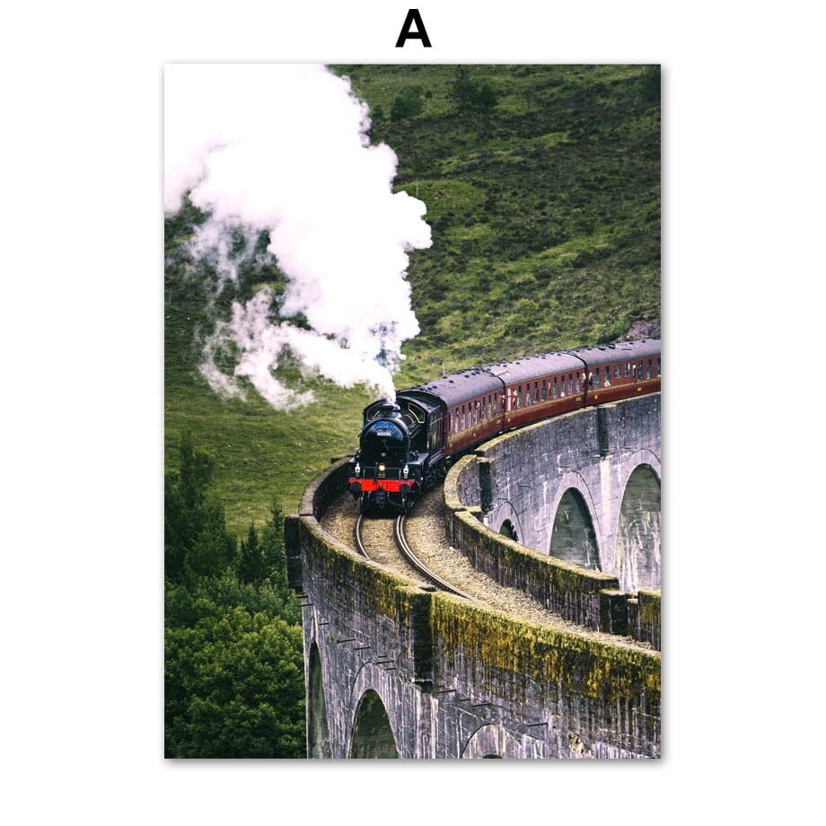 Arthia Designs - Exploring Grassland Train Rail Canvas Art - Review