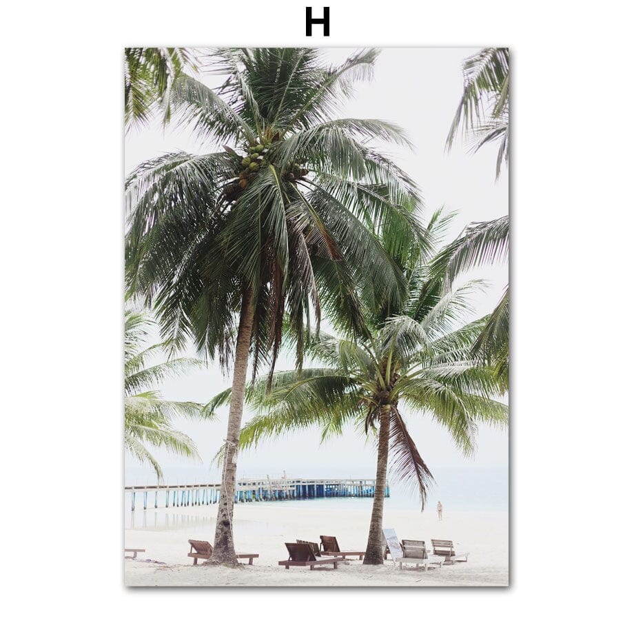 Arthia Designs - White Sand Tropical Island Canvas Art - Review