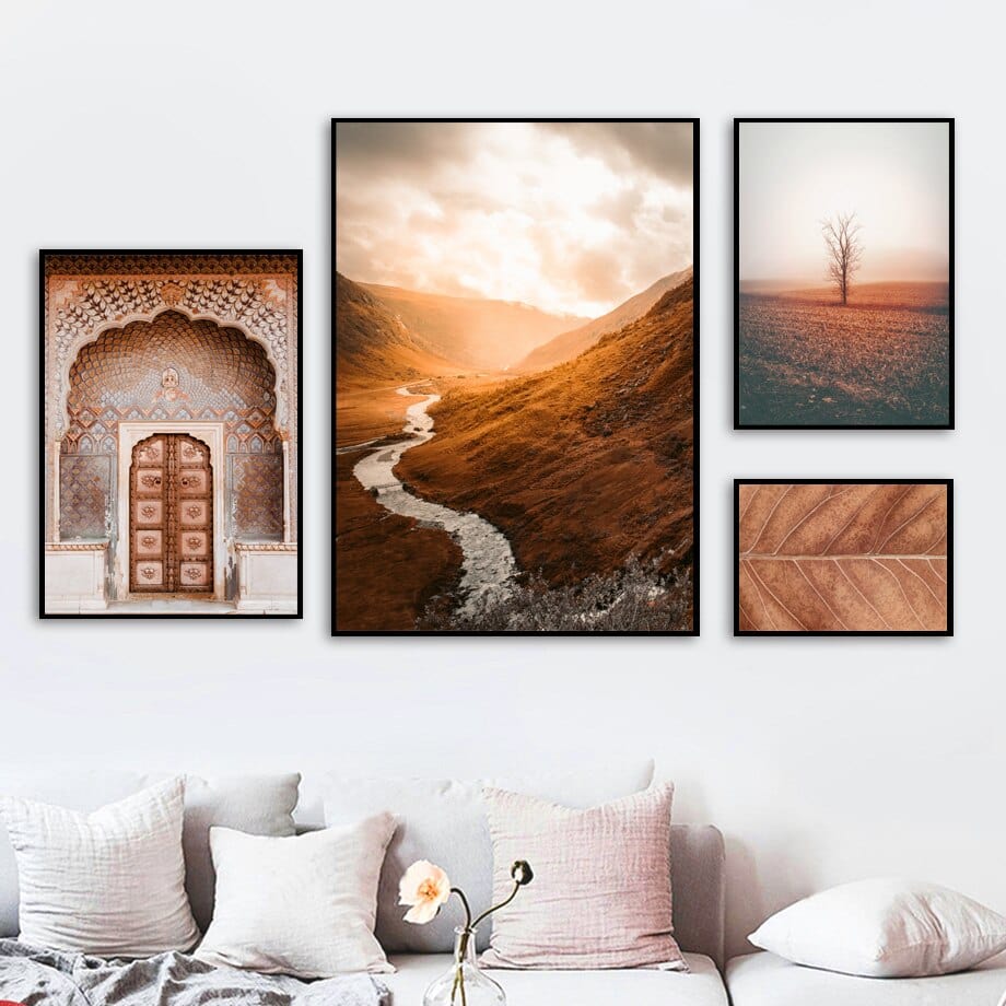 Arthia Designs - Morocco Peaceful Natural Sunset Canvas Art - Review