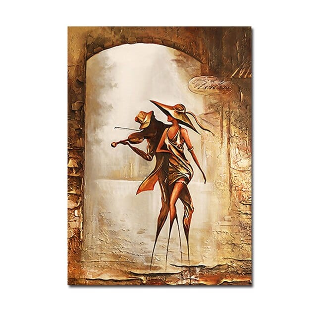 Arthia Designs - Romantic Couple in Love City Canvas Art - Review