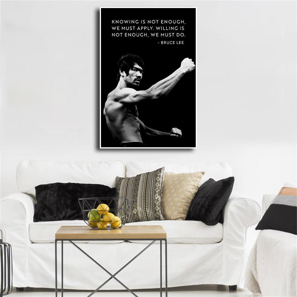 Arthia Designs - Bruce Lee Motivational Quote Canvas Art - Review