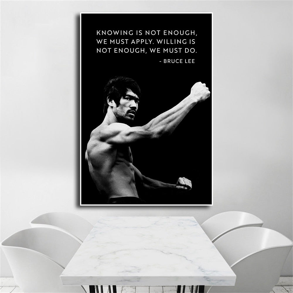 Arthia Designs - Bruce Lee Motivational Quote Canvas Art - Review