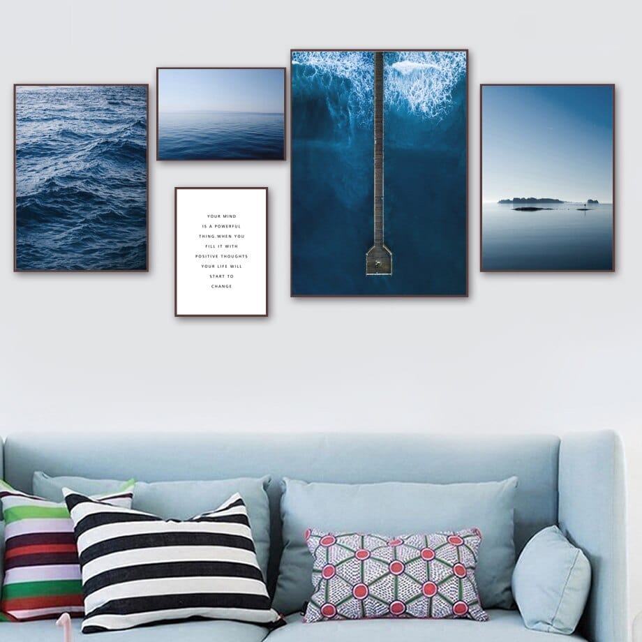 Arthia Designs - Blue Ocean Wave Canvas Art - Review