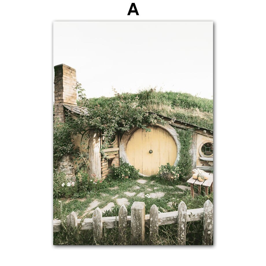 Arthia Designs - The Hobbit Houses Gallery Wall Canvas Art - Review