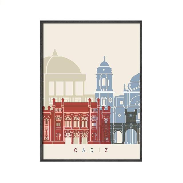 Arthia Designs - Travel Cities Destination Poster Canvas Art - Review