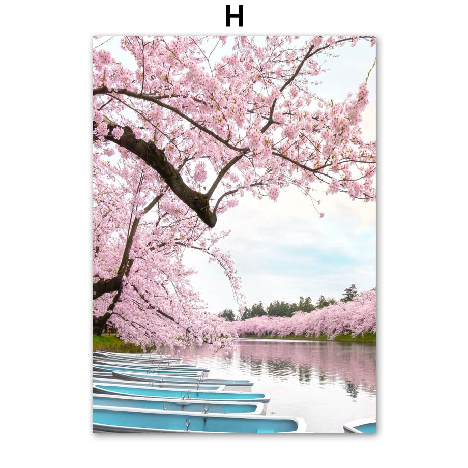 Arthia Designs - Japanese Tokyo Sakura Scenery Canvas Art - Review