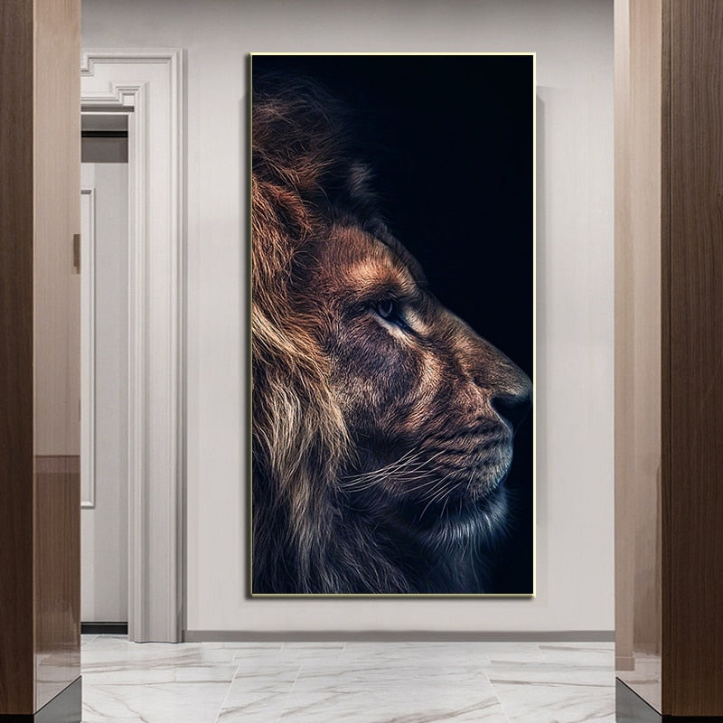 Arthia Designs - Nordic Golden Lion Canvas Art - Review