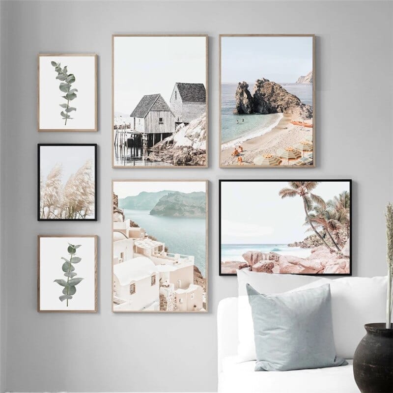 Arthia Designs - Kamari Beach Greece Canvas Art - Review