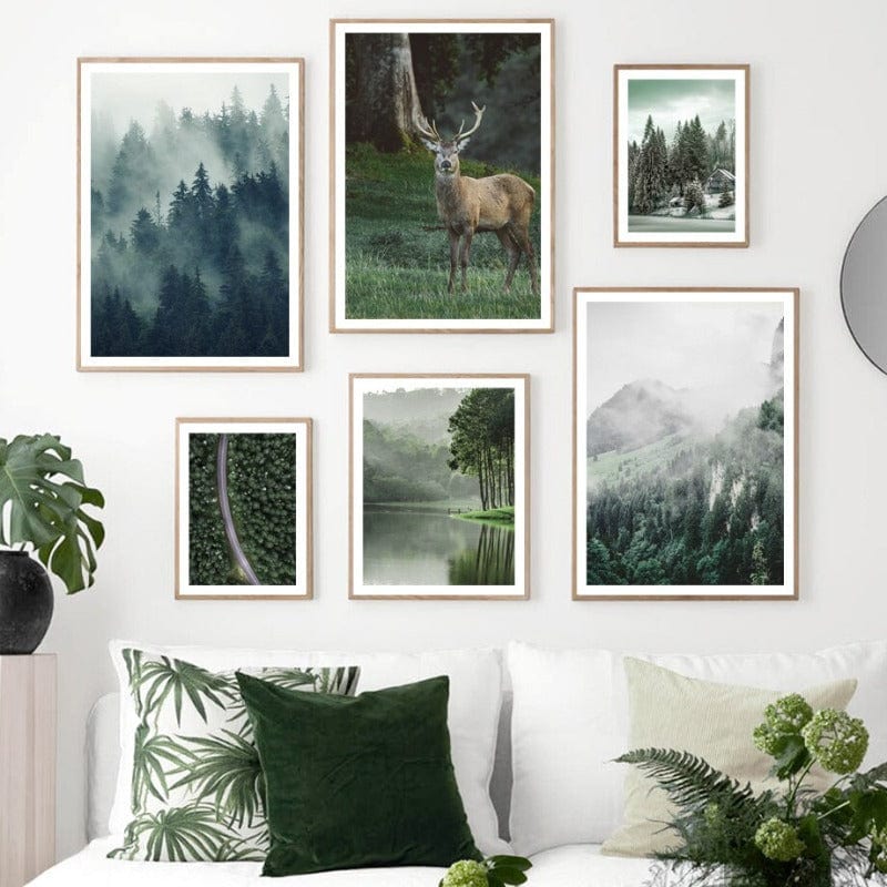 Arthia Designs - Foggy Montane Forest Canvas Art - Review