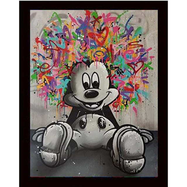 Arthia Designs - Graffiti Disney Mickey Mouse Canvas Art - Review