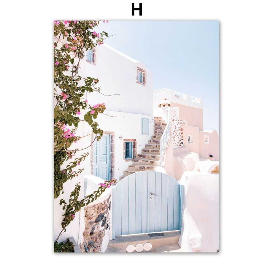 Arthia Designs - Santorini Staycation Resort Gallery Wall Canvas Art - Review