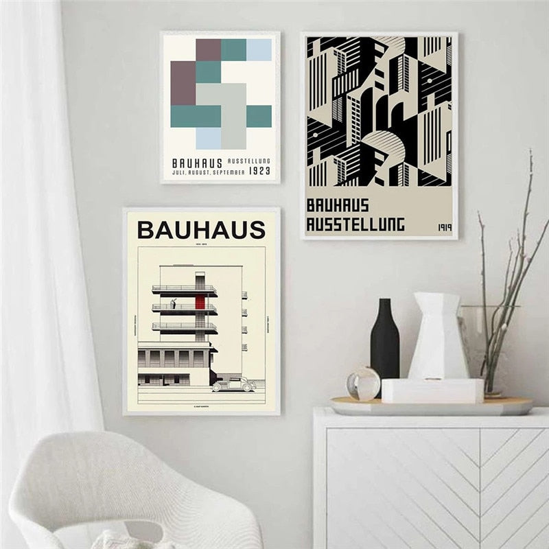 Arthia Designs - Abstract Bauhaus Exhibition Canvas Art - Review