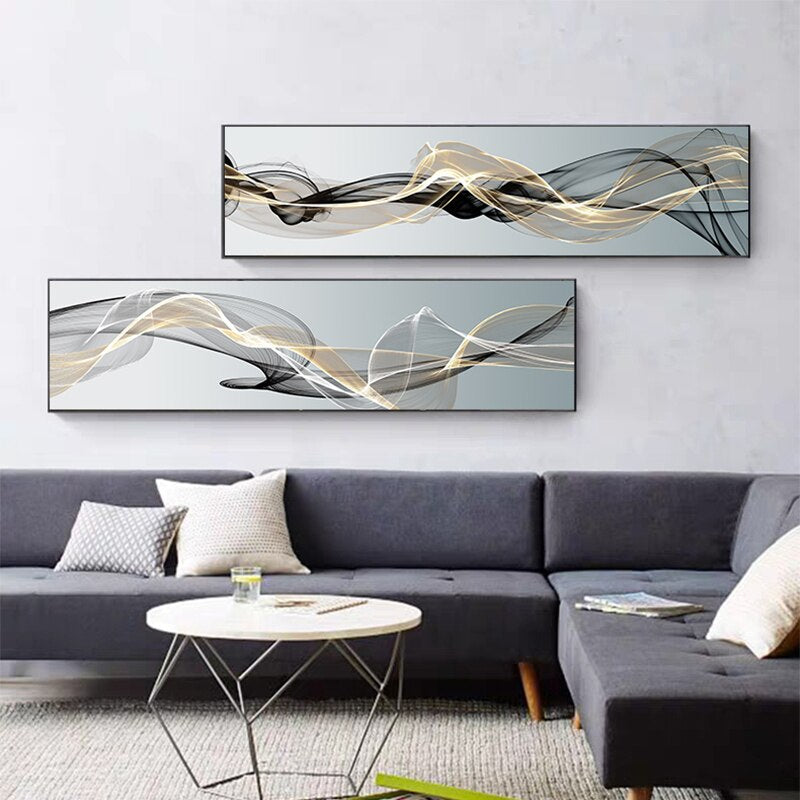 Arthia Designs - Modern Abstract Lines Canvas Art - Review