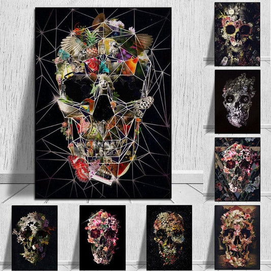 Arthia Designs - Flower Skull Canvas Art - Review