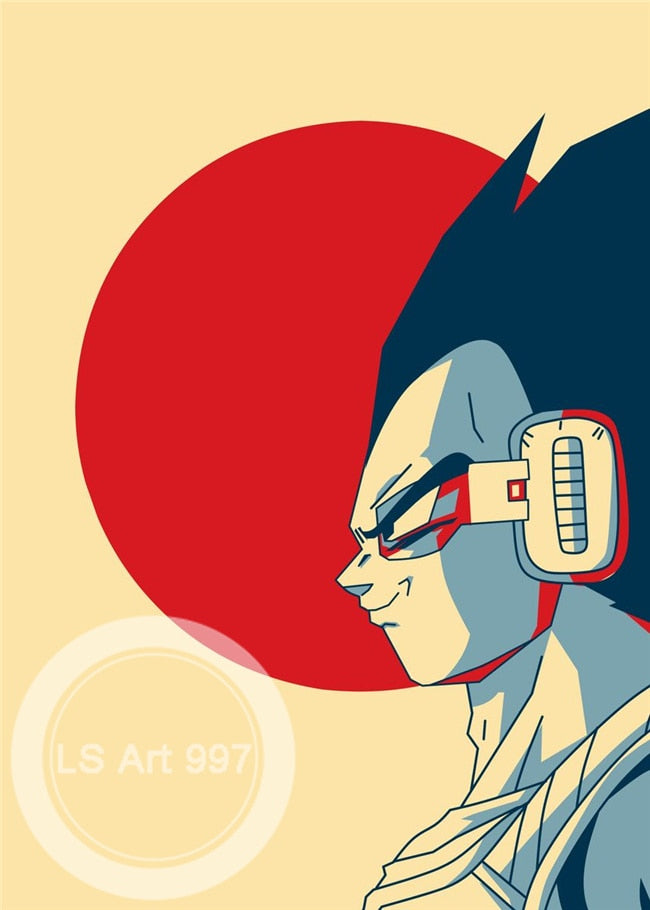 Arthia Designs - Dragon Ball Retro Japanese Style Canvas Art - Review