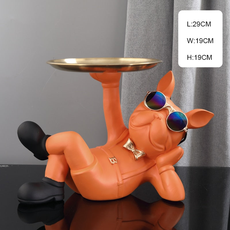 Arthia Designs - Lying Bulldog Tray Statue - Review