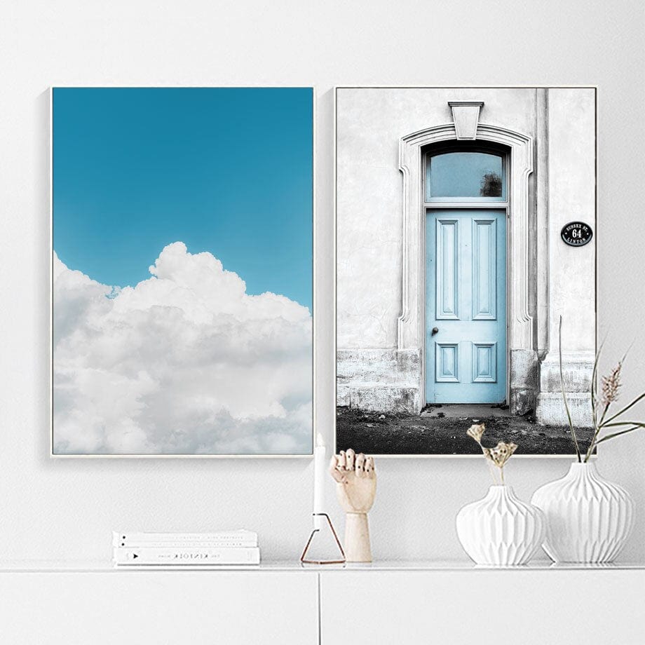 Arthia Designs - Blue Sky Cloud Sailing Sea Canvas Art - Review