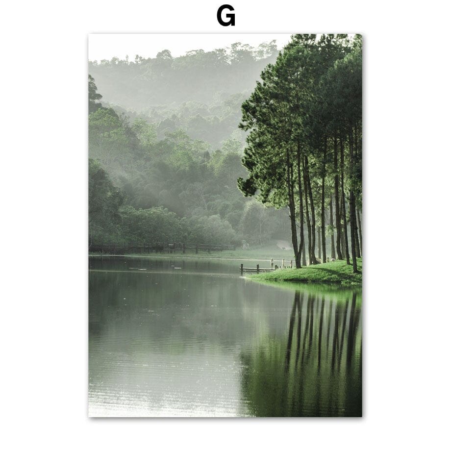 Arthia Designs - Foggy Montane Forest Canvas Art - Review