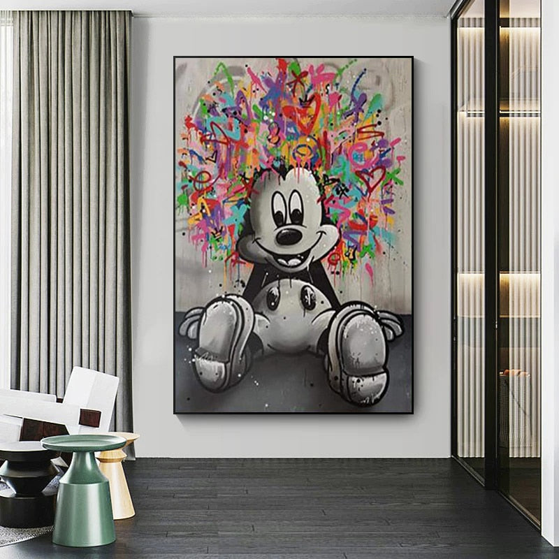 Arthia Designs - Graffiti Disney Mickey Mouse Canvas Art - Review