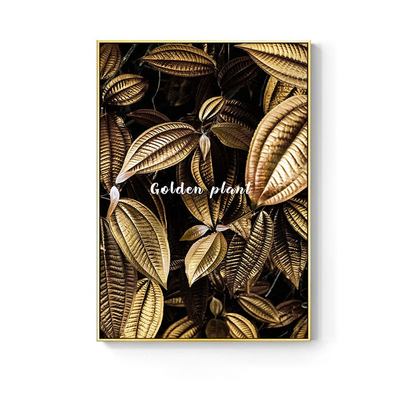 Arthia Designs - Abstract Golden Leaf Canvas Art - Review