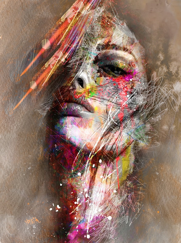 Arthia Designs - Sexy Woman Graffiti Canvas Art - Review