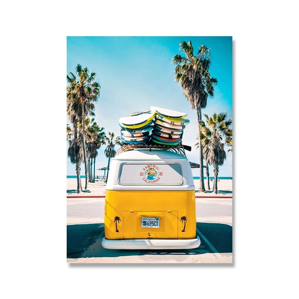 Arthia Designs - Summer Break Surfing Vacation Canvas Art - Review