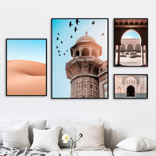 Arthia Designs - Morocco Ancient Palace Architecture Canvas Art - Review