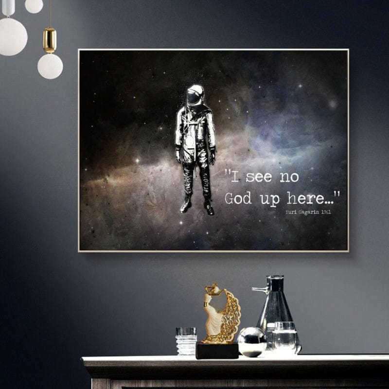 Arthia Designs - I See No God Up Here Canvas Art - Review