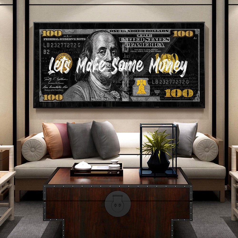 Arthia Designs - Lets Make Some Money Canvas Art - Review