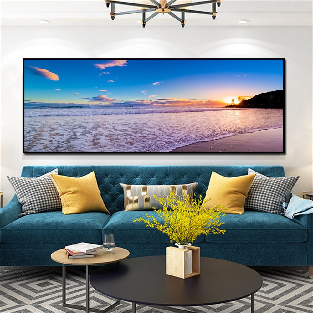 Arthia Designs - Sunset Beach Landscape Canvas Art - Review