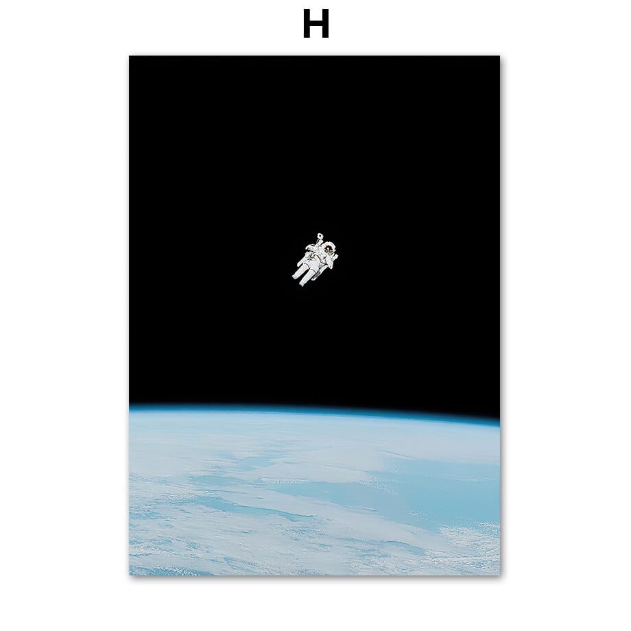 Arthia Designs - Astronaut Goes To Space Canvas Art - Review