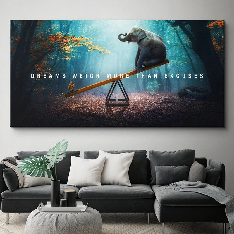 Arthia Designs - Expectation Motivational Quote Canvas Art - Review