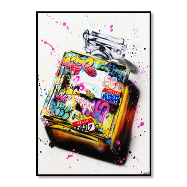 Arthia Designs - Abstract Hand Graffiti Walls Canvas Art - Review