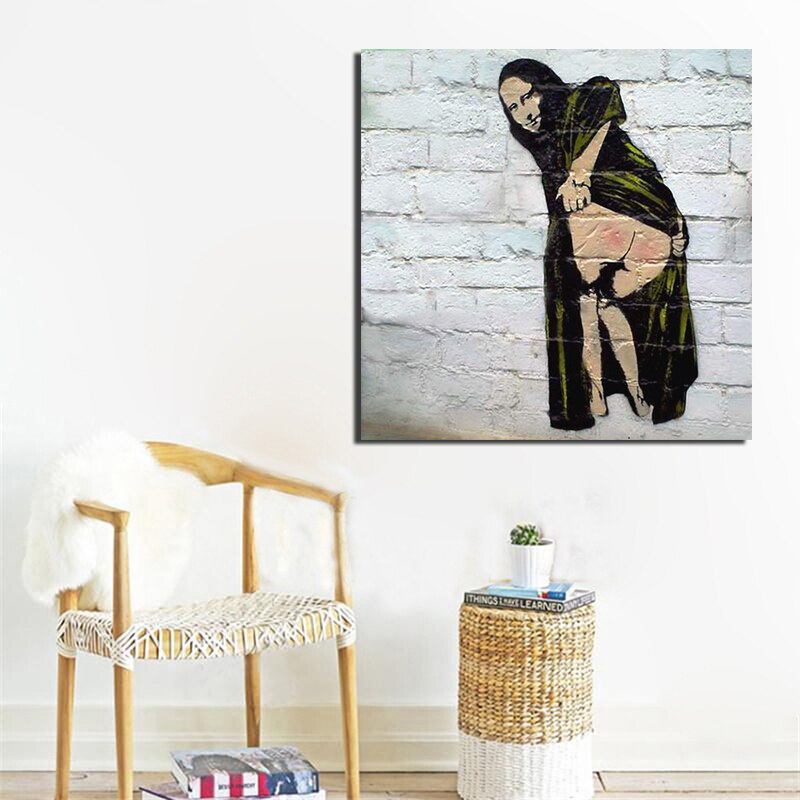 Arthia Designs - Funny Naughty Mona Lisa Canvas Art - Review