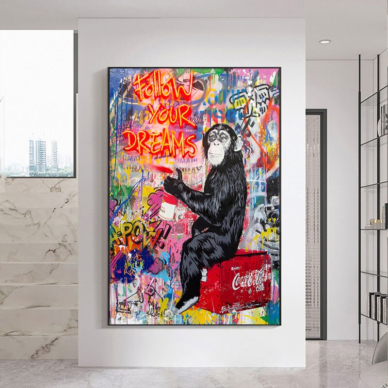 Arthia Designs - Banksy Street Graffiti Collage Canvas Art - Review