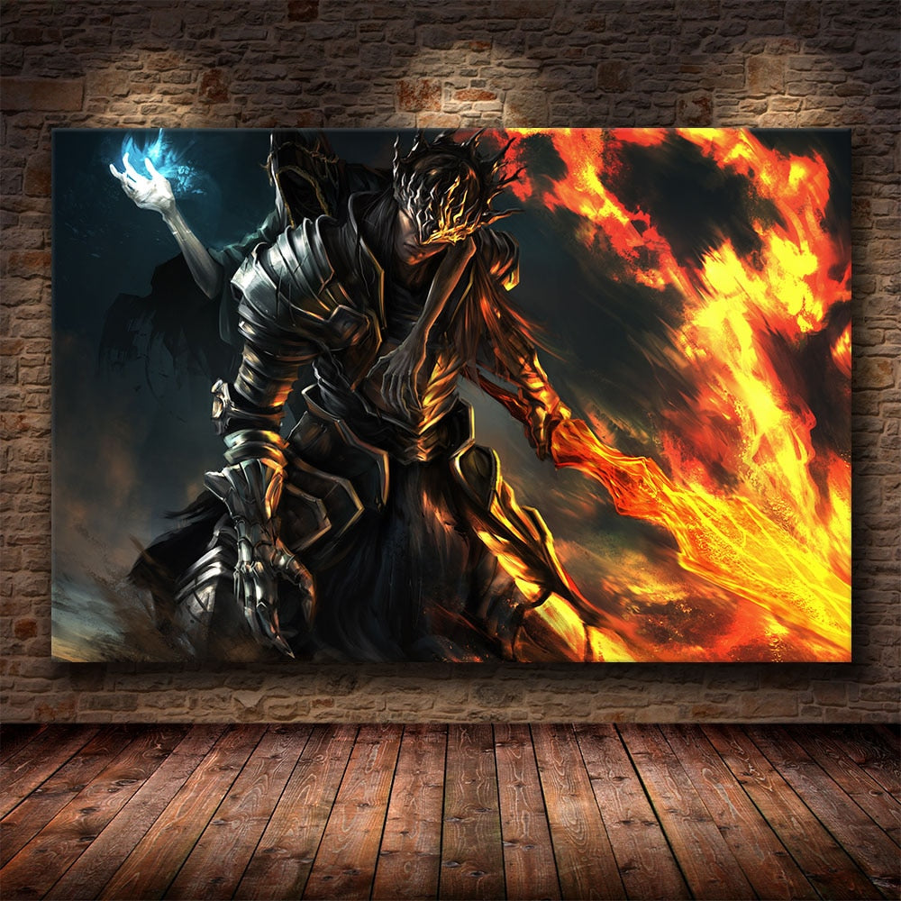 Arthia Designs - Classic Dark Souls 2 Canvas Art - Review