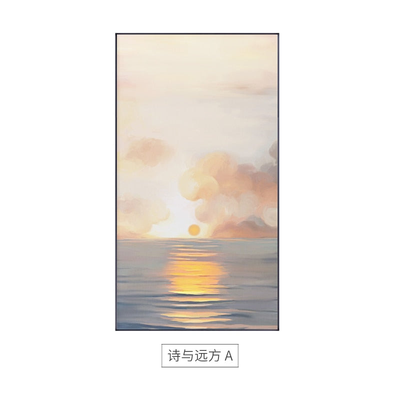 Arthia Designs - Sunset Seascape Abstract Canvas Art - Review