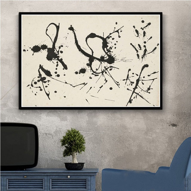 Arthia Designs - Jackson Pollock Abstract Graffiti Canvas Art - Review