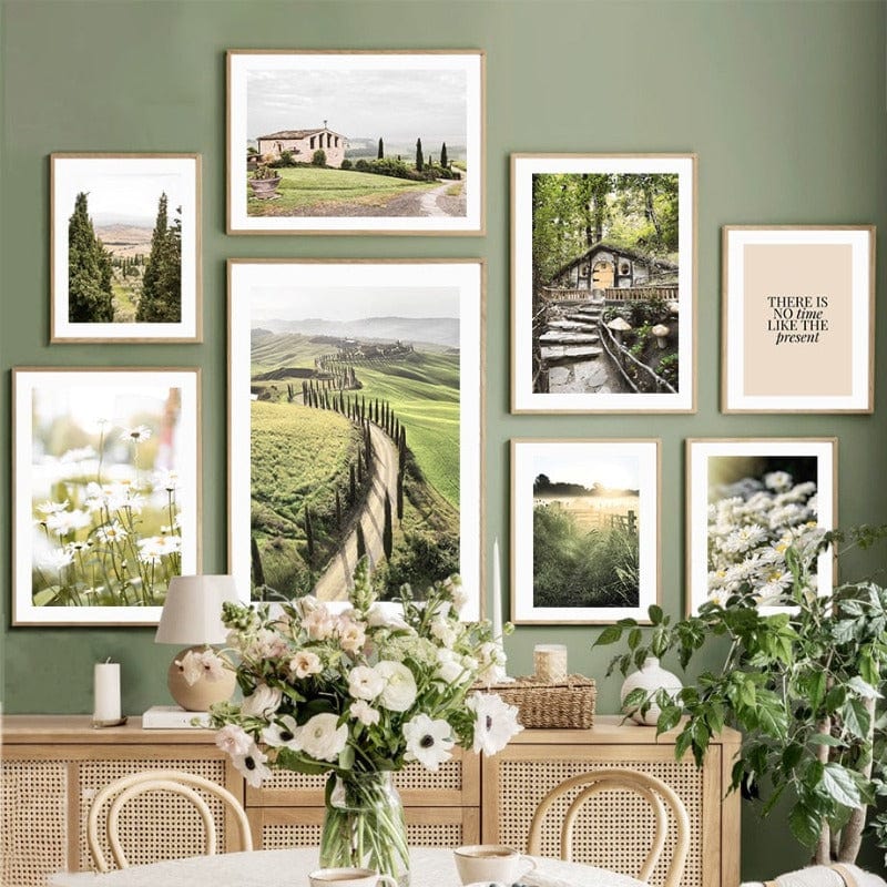 Arthia Designs - Green Meadow Village Canvas Art - Review