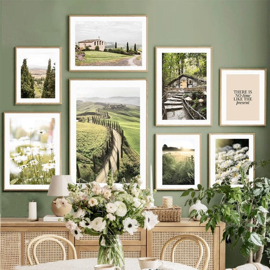 Arthia Designs - Green Meadow Village Canvas Art - Review