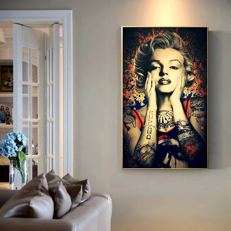 Arthia Designs - Retro Poster Marilyn Monroe Canvas Art - Review