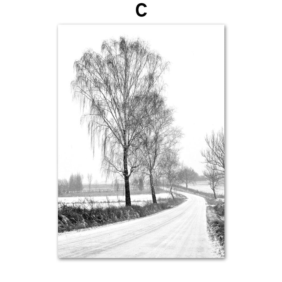 Arthia Designs - Winter Village Snowy Forest Canvas Art - Review