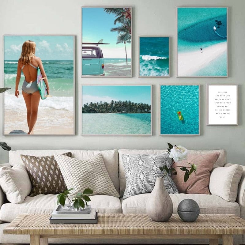 Arthia Designs - Island Wave Surfing Spot Canvas Art - Review