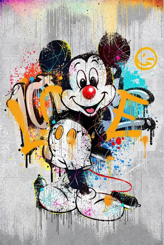 Arthia Designs - DJ Mickey Mouse Graffiti Canvas Art - Review