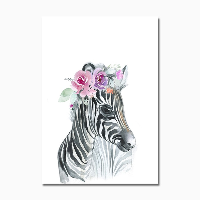 Arthia Designs - Flower Baby Animal Canvas Art - Review