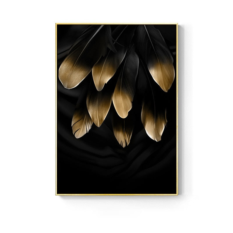 Arthia Designs - Abstract Golden Leaf Canvas Art - Review