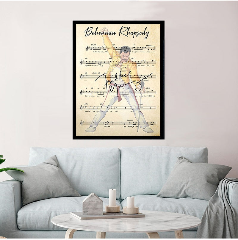 Arthia Designs - Bohemian Rhapsody Chord Canvas Art - Review