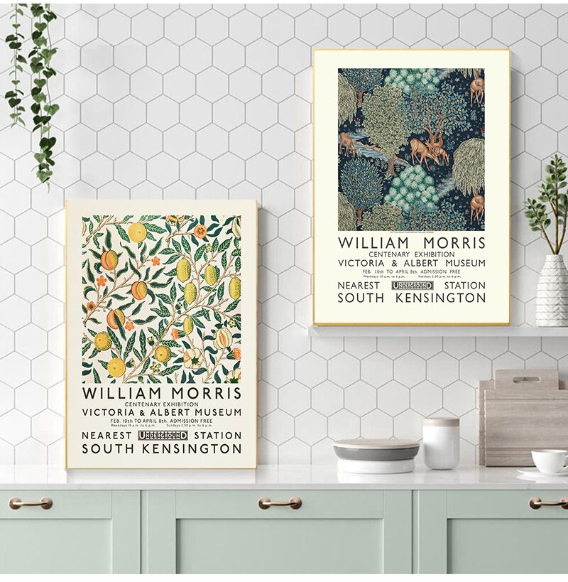 Arthia Designs - William Morris Museum Exhibition Poster Canvas Art - Review