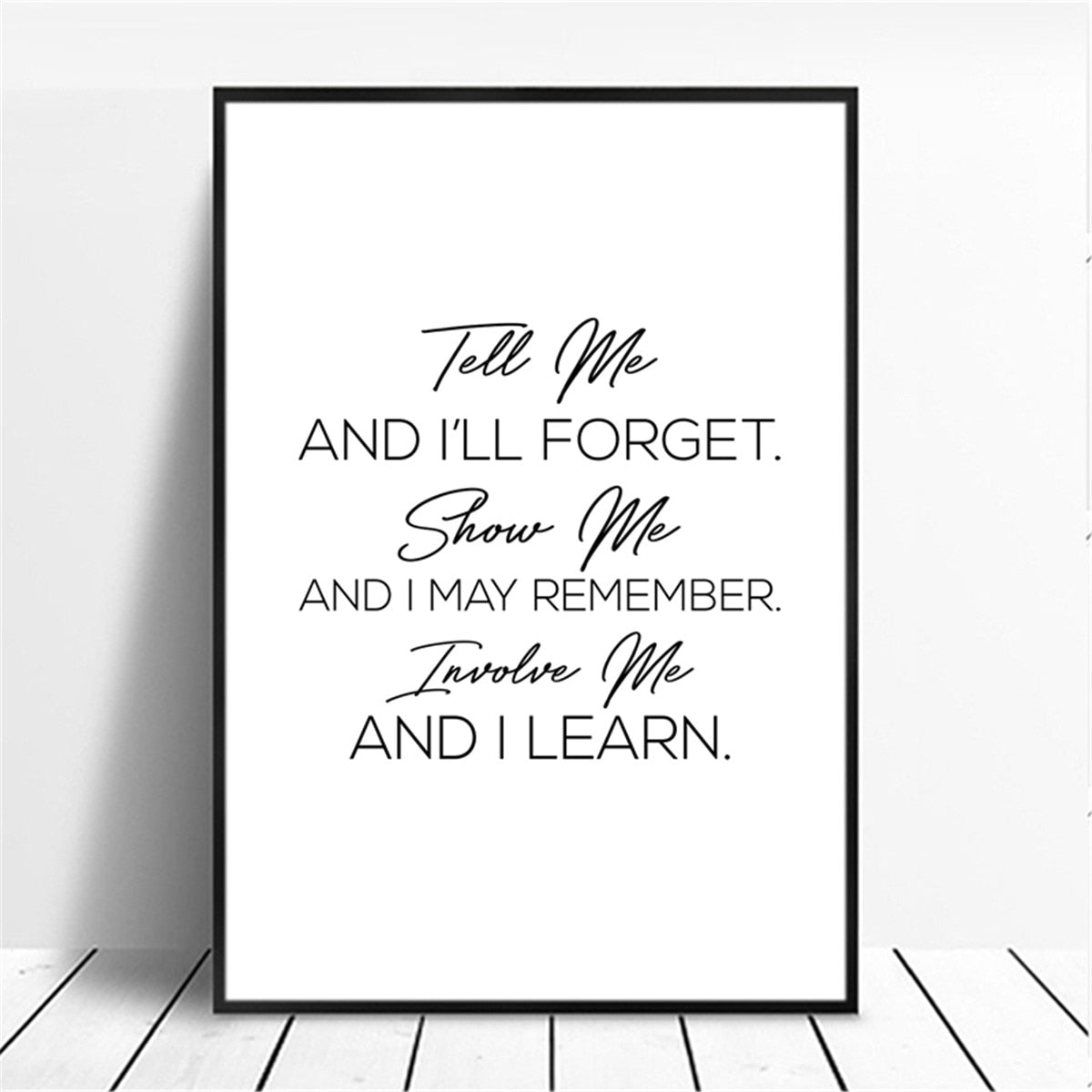 Arthia Designs - Minimalist Black and White Quotes Canvas Art - Review