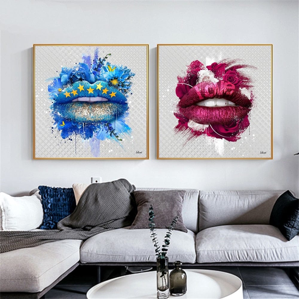 Arthia Designs - Exotic Sexy Lips Canvas Art - Review